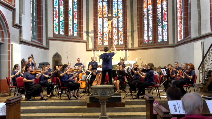 Das MRK Sinfonierorchester in der Meininger Stadtkirche